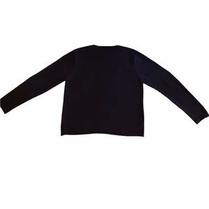 Club Monaco Women's Classic Black Crewneck Sweater